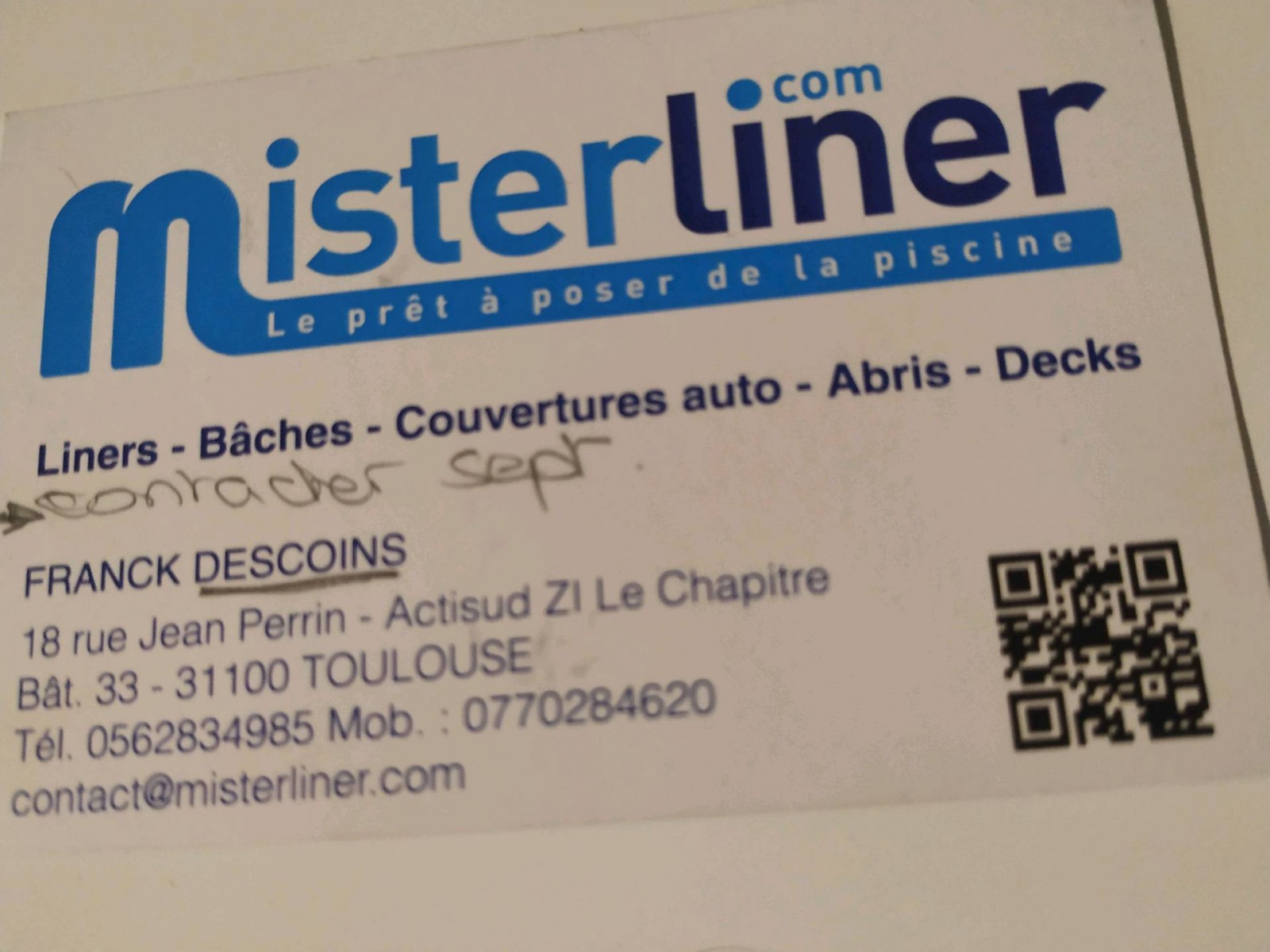 Société pour réparer un liner de piscine à  Toulouse Mister liner