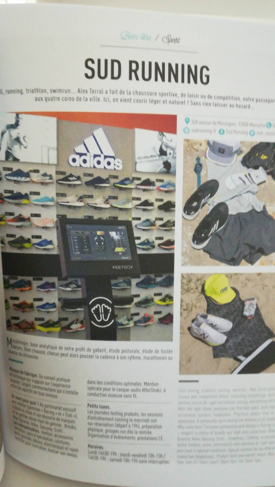 vente articles de sport marseille 13008 Sud running
