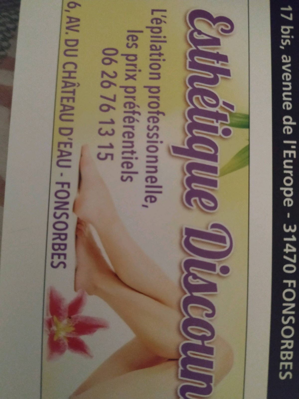 Salon d'esthétique pas cher À fonsorbes Esthétique discount