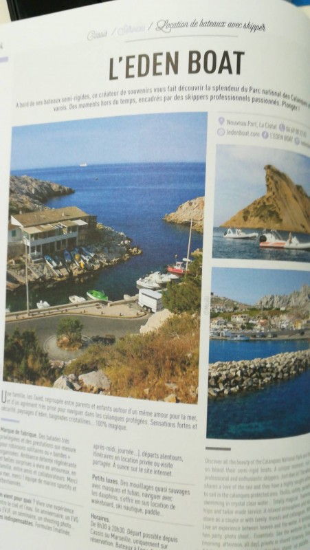 location de bateau avec skipper cassis bord de mer l'Eden boat