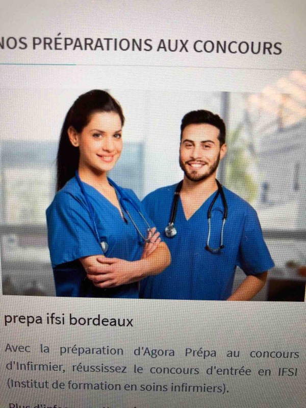 Trouver une formation ou une école pour préparation du concours d’infirmier à Bordeaux