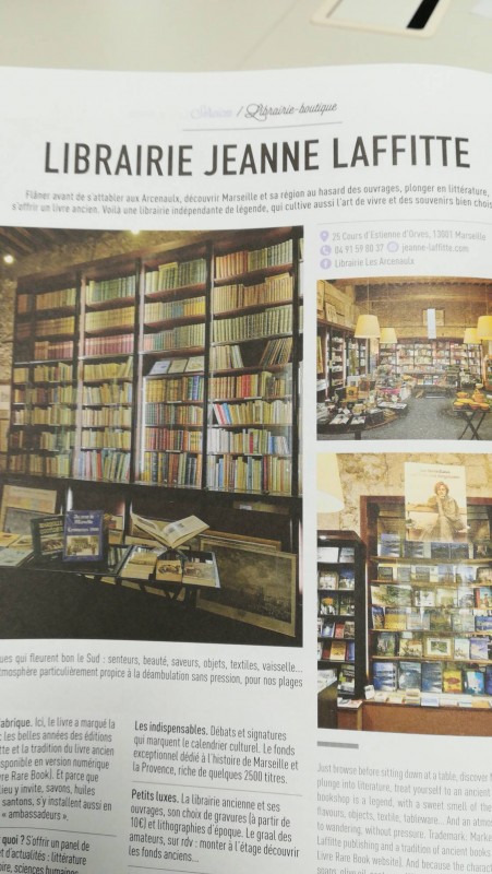 librairie boutique Marseille 13001 librairie Jeanne Laffitte