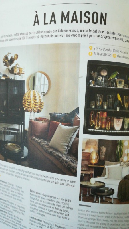 vente des décorations intérieures Marseille dans le 8e arrondissement à la maison