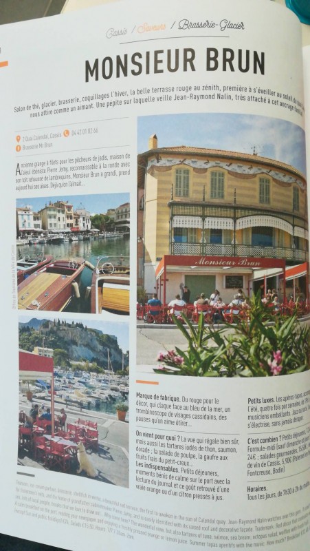 brasserie et glaciers centre ville de cassis monsieur brun