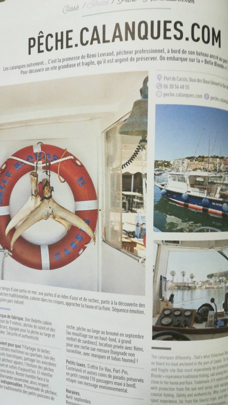 pêche et promenade en mer calanques de cassis pêche. calanque. com
