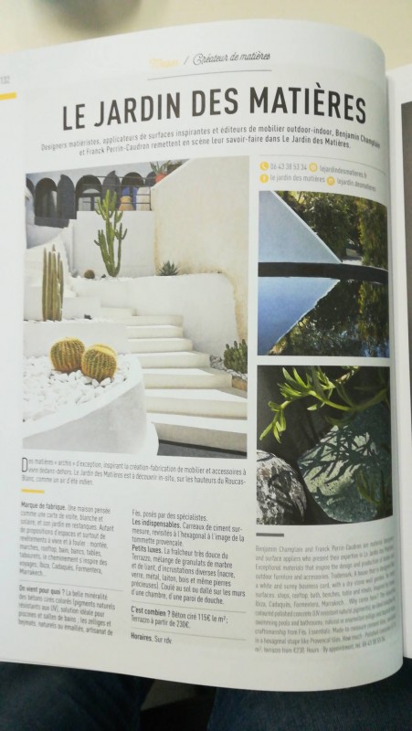 Créateur de matière Marseille dans les Bouches-du-Rhône le jardin des matières