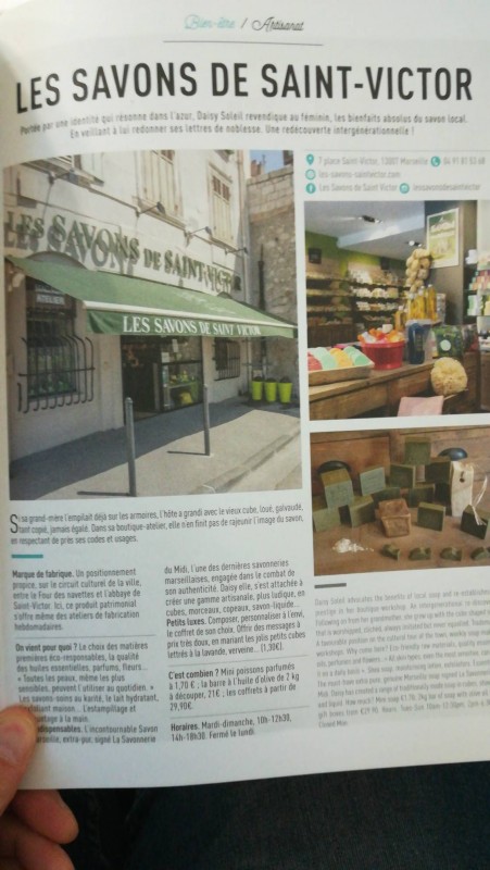 artisanat 13007 Marseille les savons de Saint-Victor