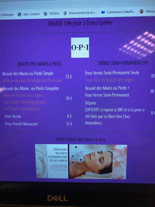 Trouver un institut de beauté pour beauté des mains et des pieds avec pause de vernis à Cestas