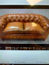 entreprise de réparation de canapé Chesterfield à La Brede en gironde La Brede en gironde  au fil des mains
