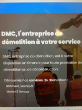 Entreprise de démolition de maisons individuelles à Libourne Libourne Société DMC