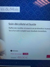 Effectuer un soin décolleté et buste pour tonification dans un institut de beauté à Bordeaux centre-ville