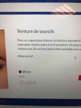 Trouver un institut de beauté pour teinture de sourcils ou cils pas cher et rapide à Bordeaux centre-ville